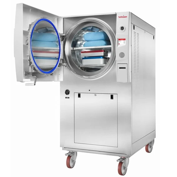 Prestige-Medical-160L-HSG-Grade-B-Horizontal-front-loading-Autoclave-5075HSG-open